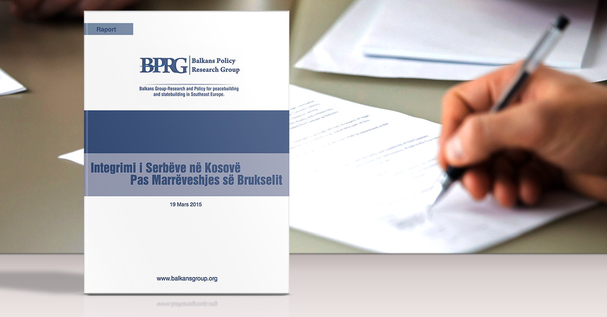 Integrimi i serbëve në Kosovë pas Marrëveshjes së Brukselit – Raport i politikave