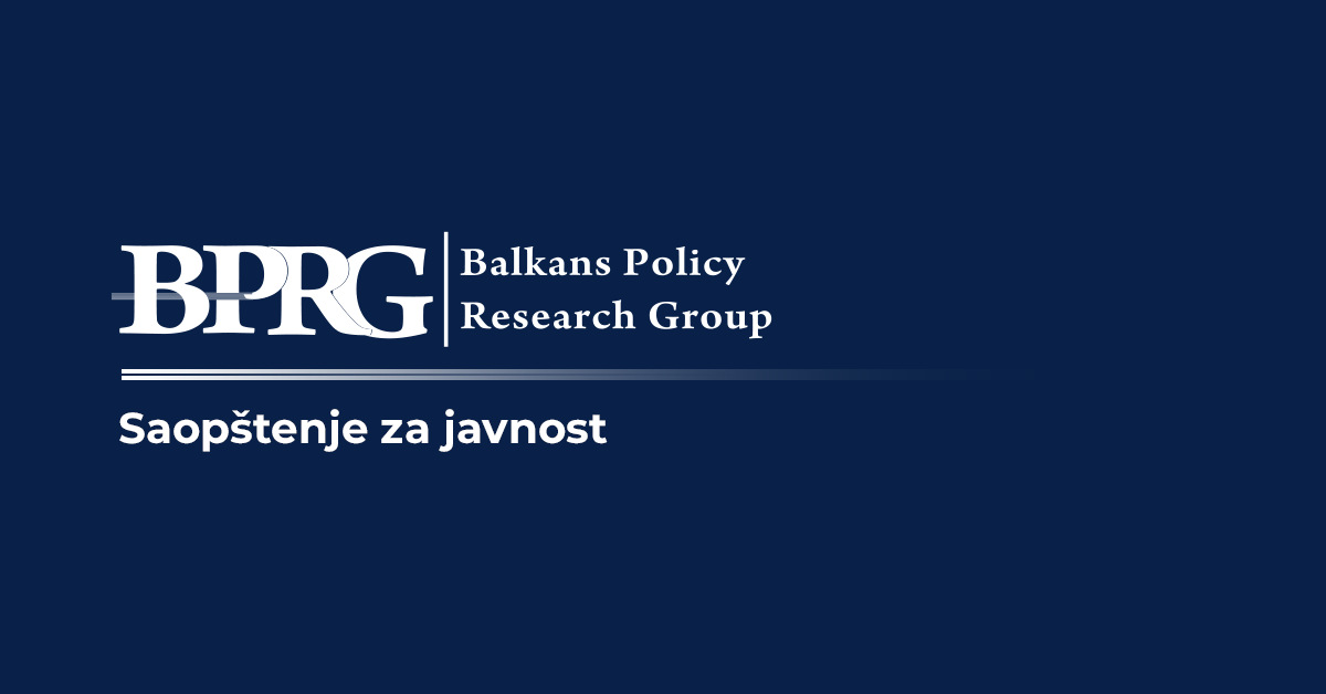 Saopštenje za javnost – Unapređenje institucija na Kosovu, demokratizacija i regionalna saradnja