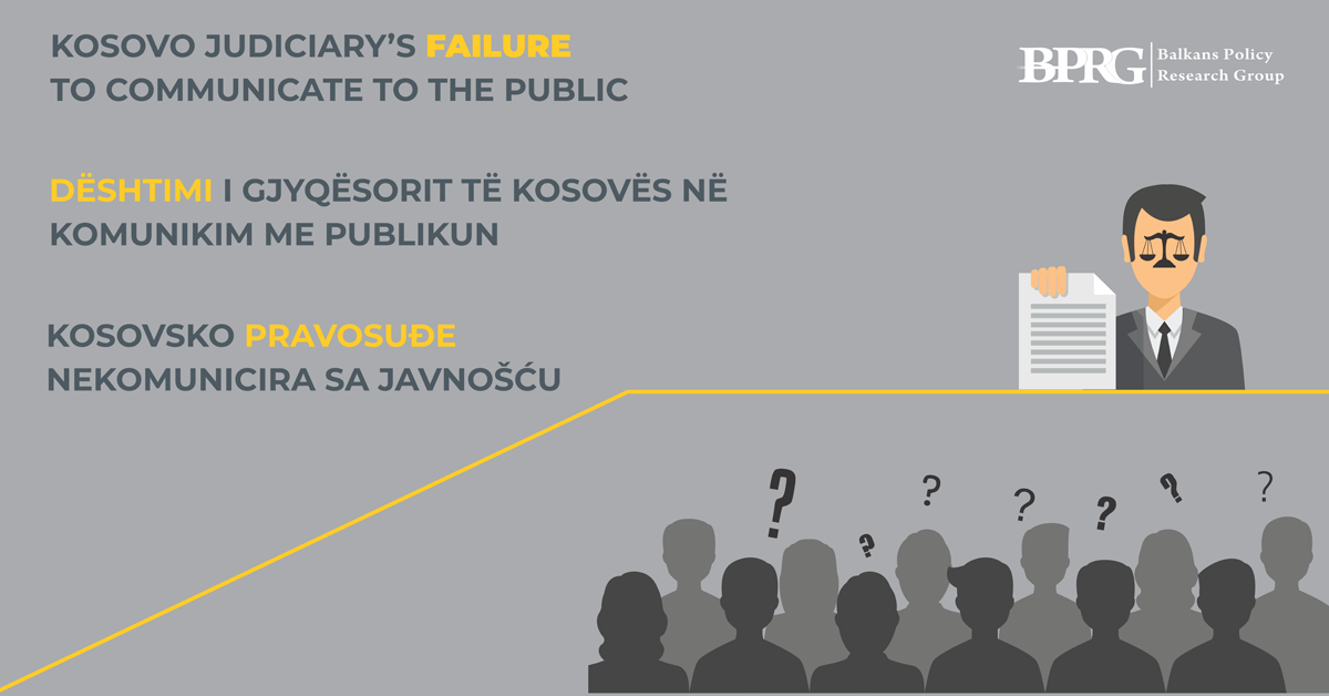 Kosovo Judiciary’s Failure to Communicate to the Public