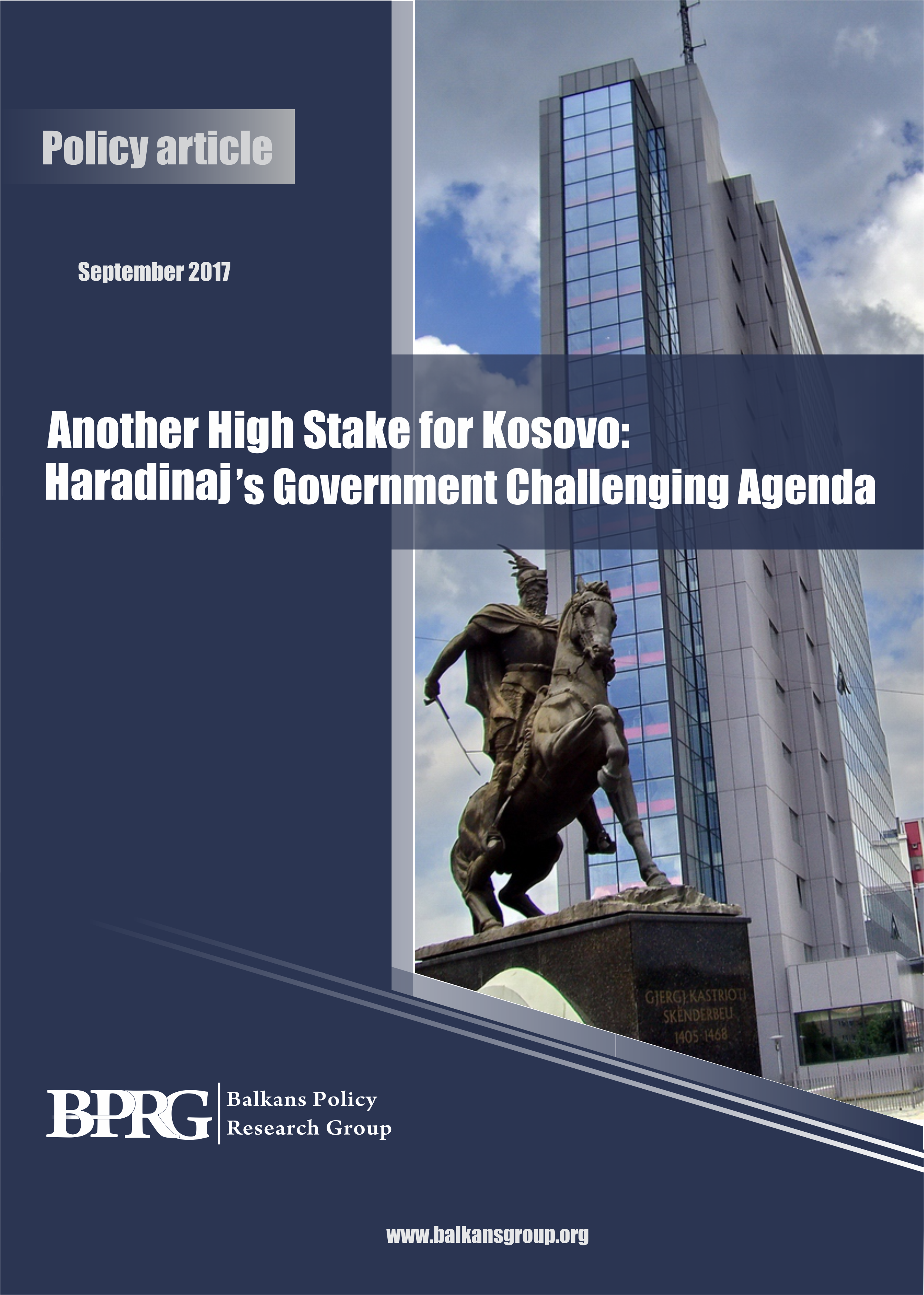 Another High Stake for Kosovo: Haradinaj’s Government Challenging Agenda