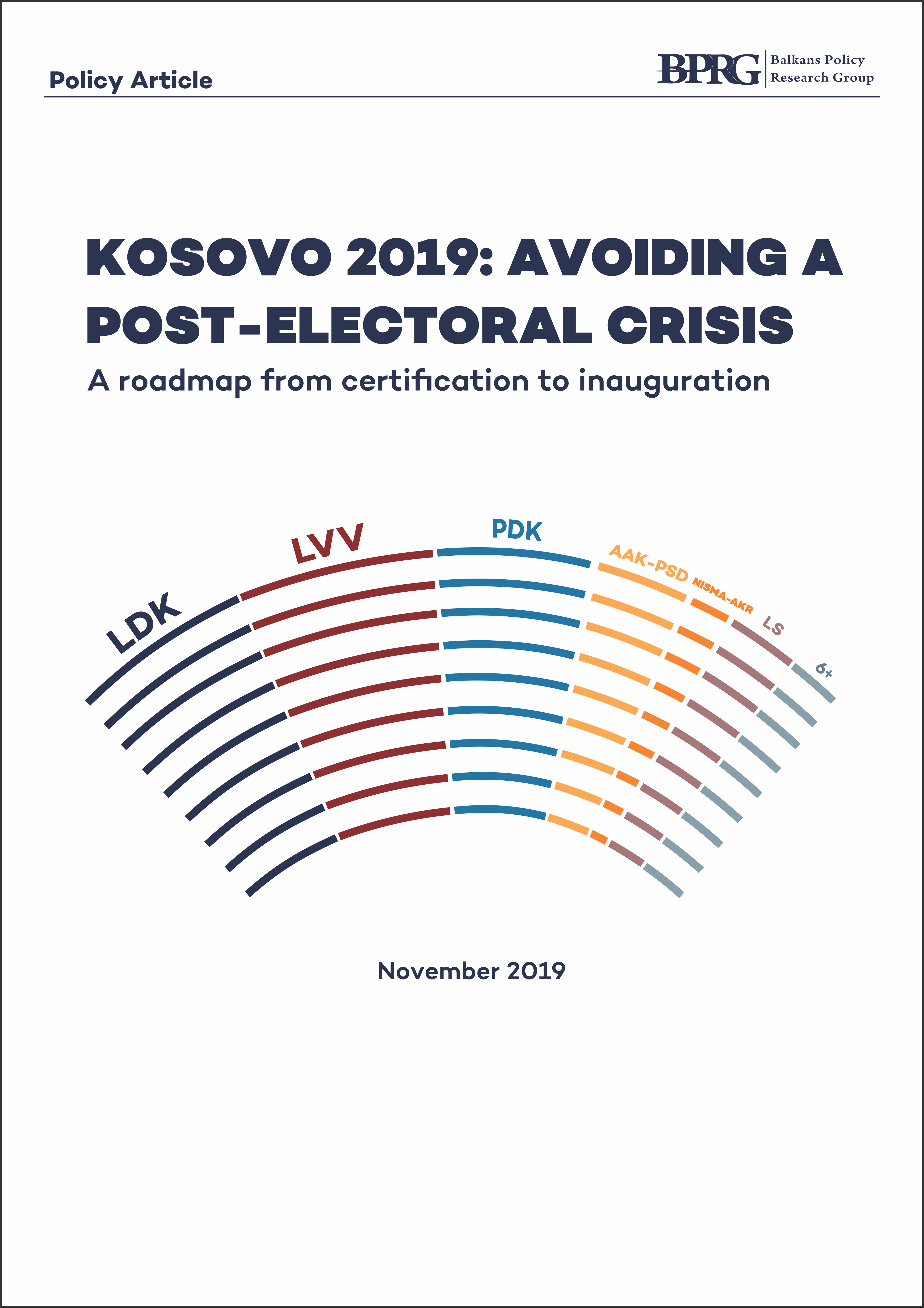 Kosovo 2019: Avoiding a Post-Electoral Crisis – A Roadmap from Certification to Inauguration