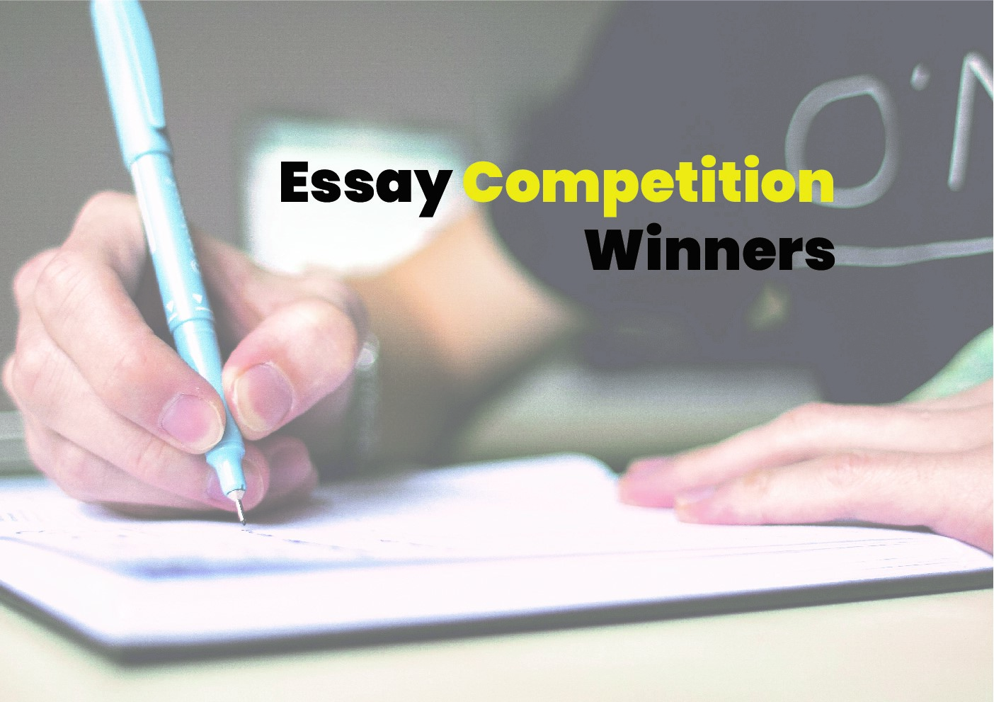 Essay Competition Winners