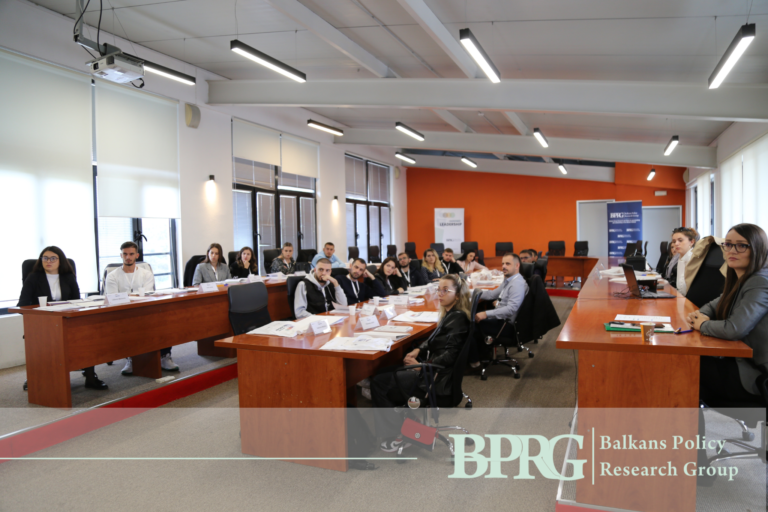 Grupi për Ballkan organizoi trajnimin e tretë të Programit Ekzekutiv “Të rinjtë në politikë” 2022