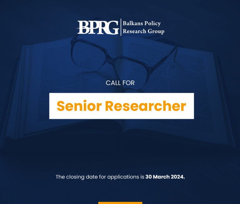 Job Vacancy / Senior Researcher