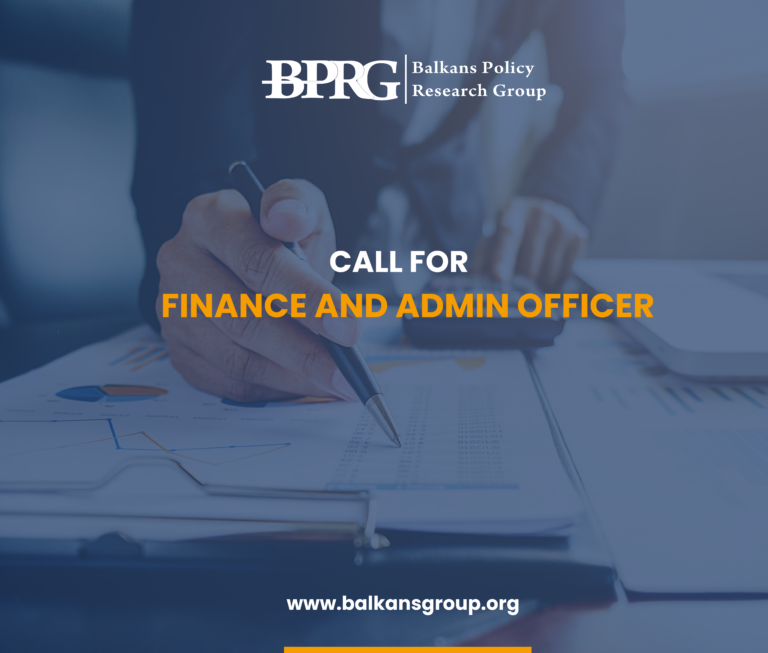 Job Vacancy – Finance and Admin Officer