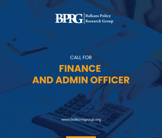 Job Vacancy – Finance and Admin Officer